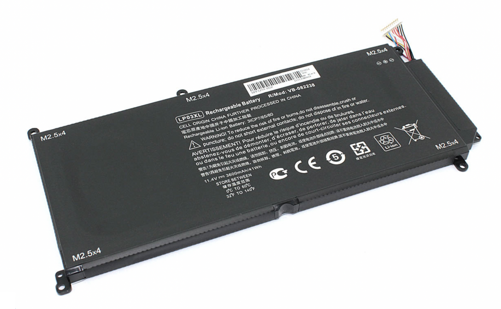 Аккумулятор HP ﻿Envy 15-AE018TX  11.4V, 3600mAh, OEM