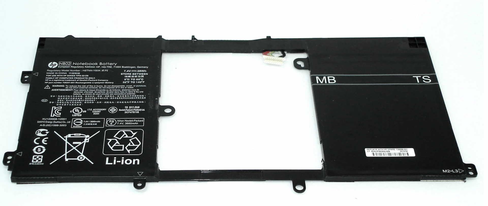 Аккумулятор HP Pavilion 11-h 7.4V, 28Wh, Original