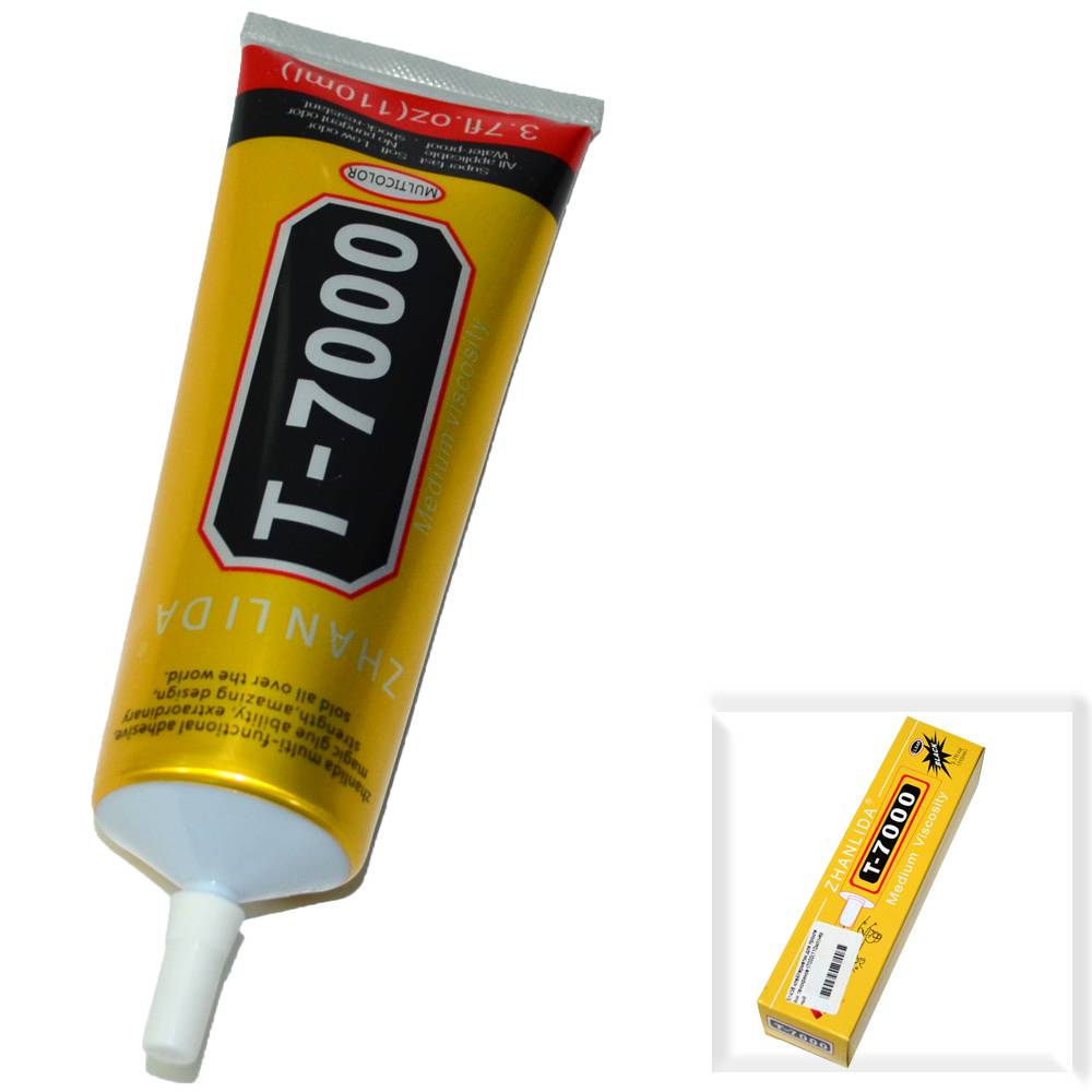 Клей/герметик для проклейки тачскринов T7000 (110мл) черный