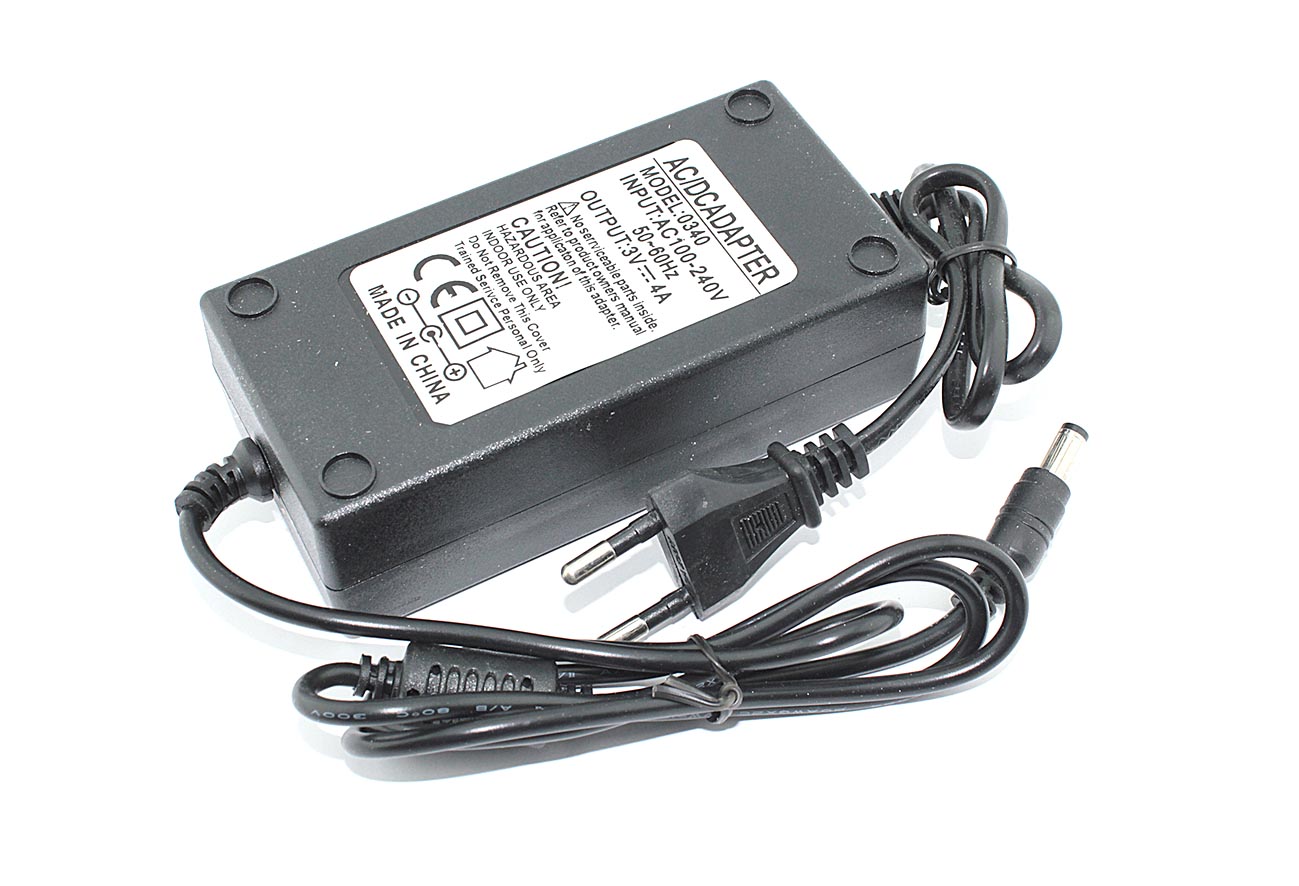 Блок питания (сетевой адаптер) 3V 4A 5.5x2.5