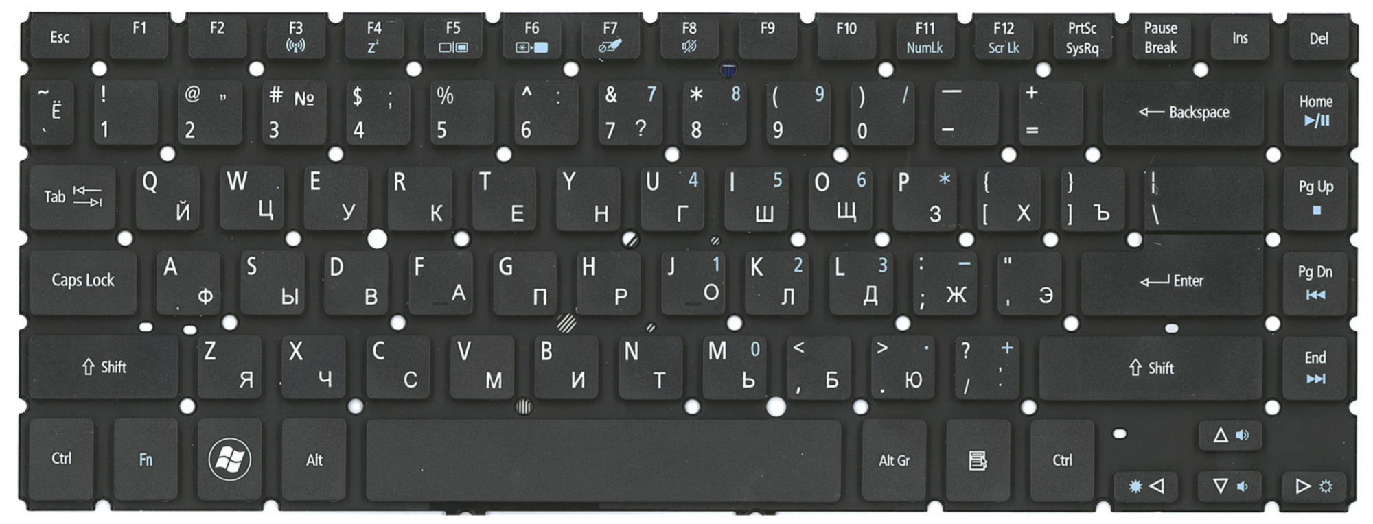 Клавиатура Acer Aspire V5-431 черная OEM