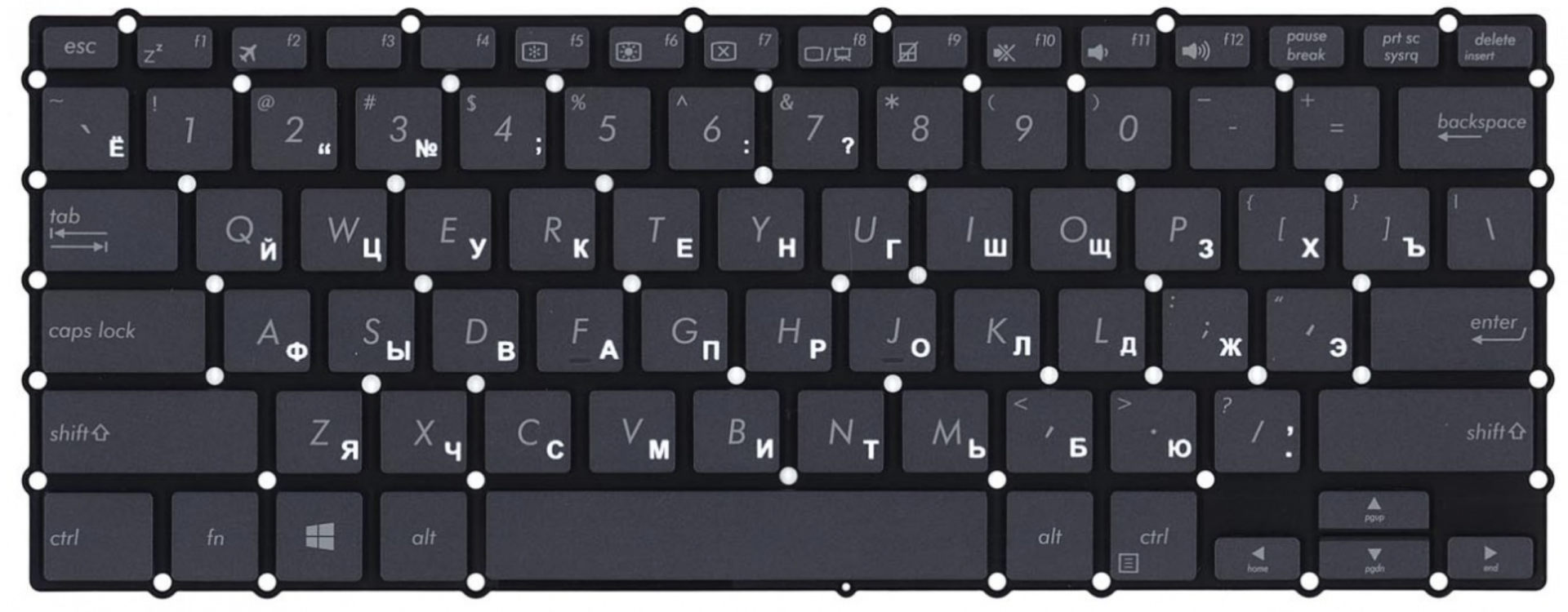 Клавиатура Asus NovaGo TP370QL-EL002T OEM