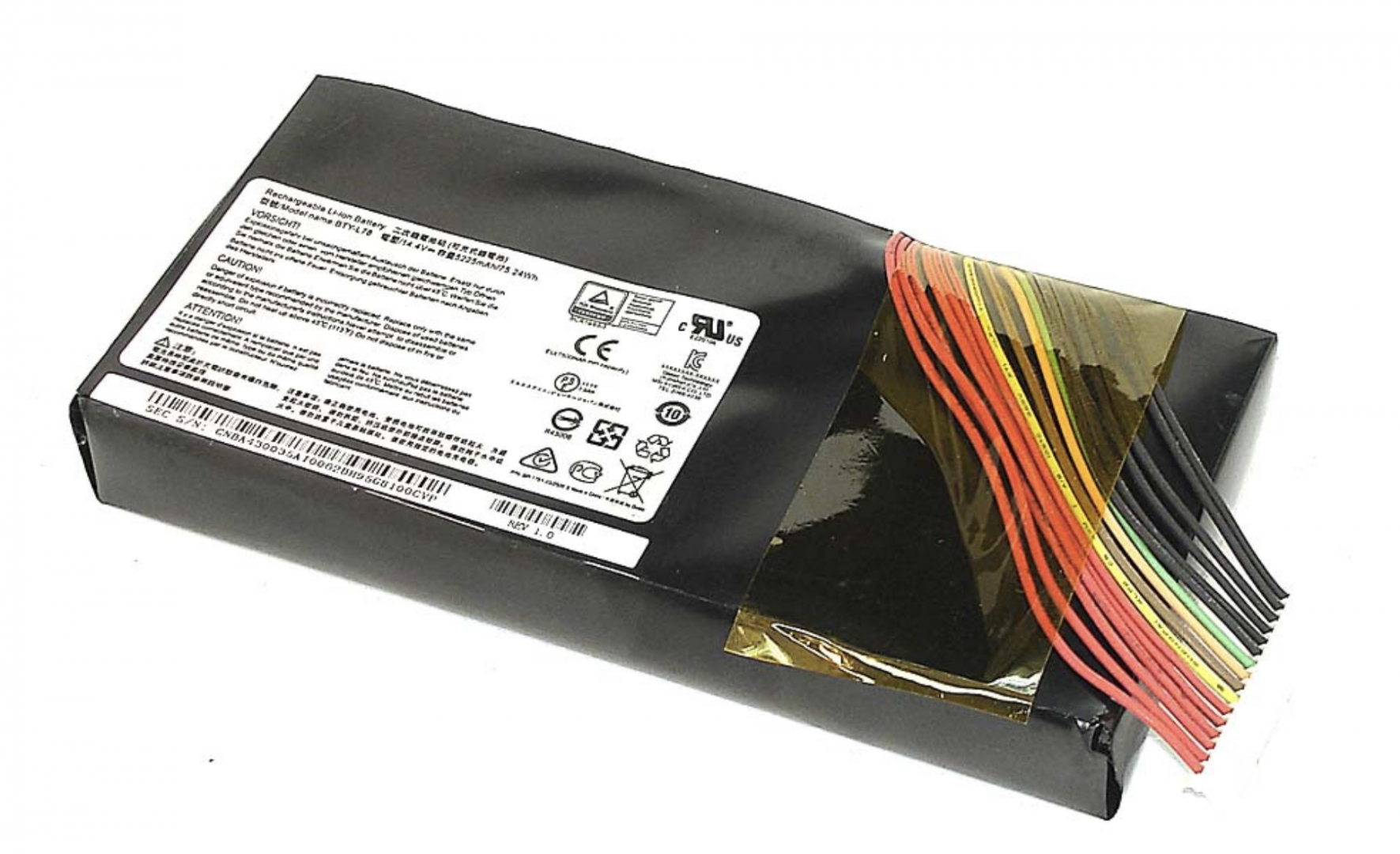 Аккумулятор MSI GT83 Titan 8RG-005RU 14.4V, 75.24Wh, Original