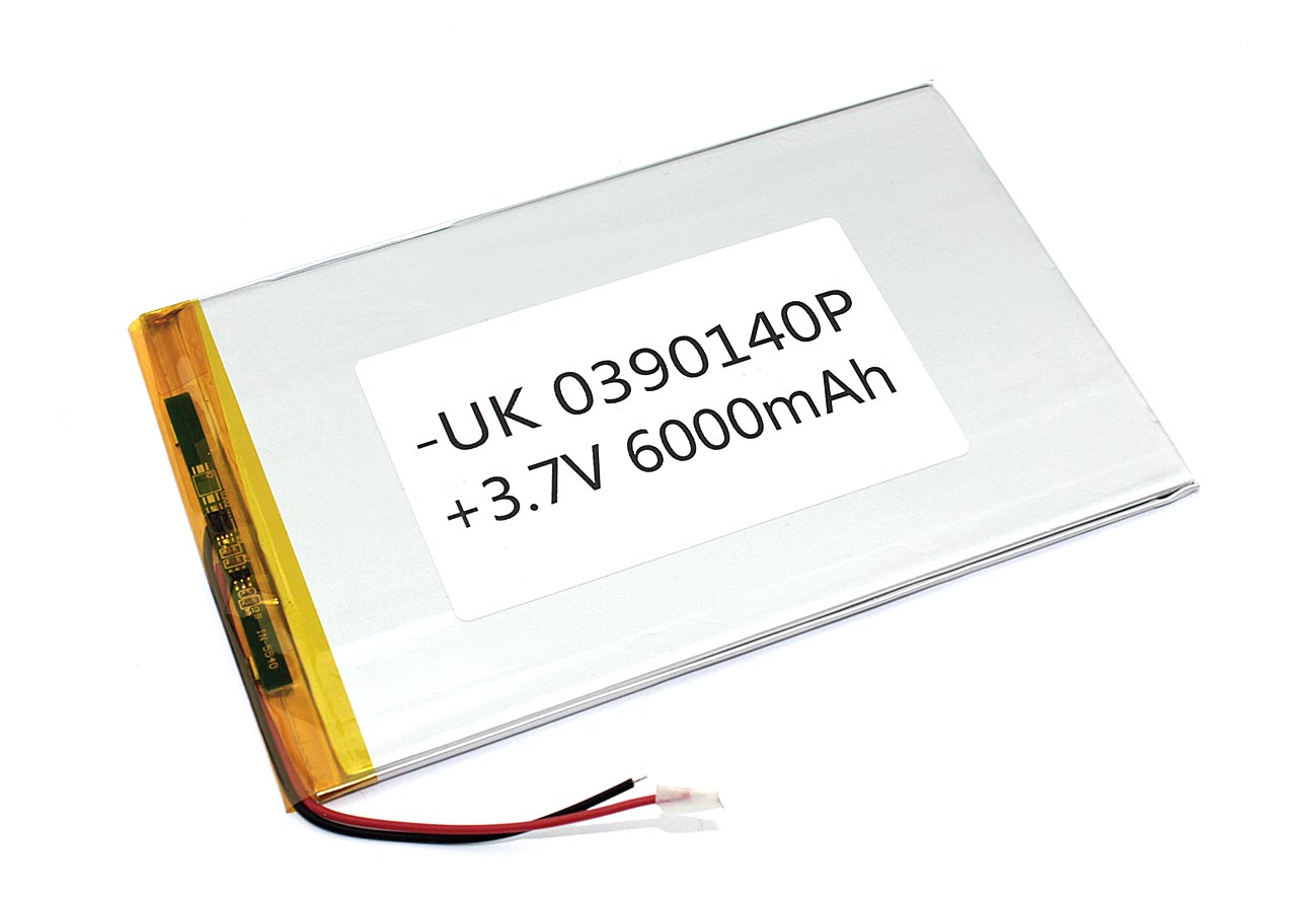 Аккумулятор Li-Pol (батарея) 3*90*140мм 2pin 3.7V/6000mAh