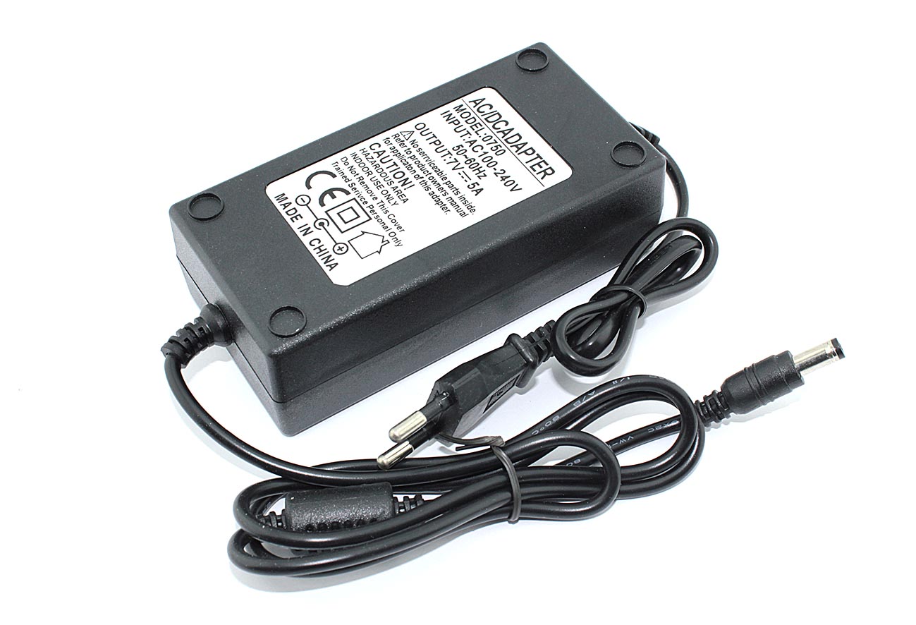 Блок питания (сетевой адаптер) 7V 5A 5.5x2.5