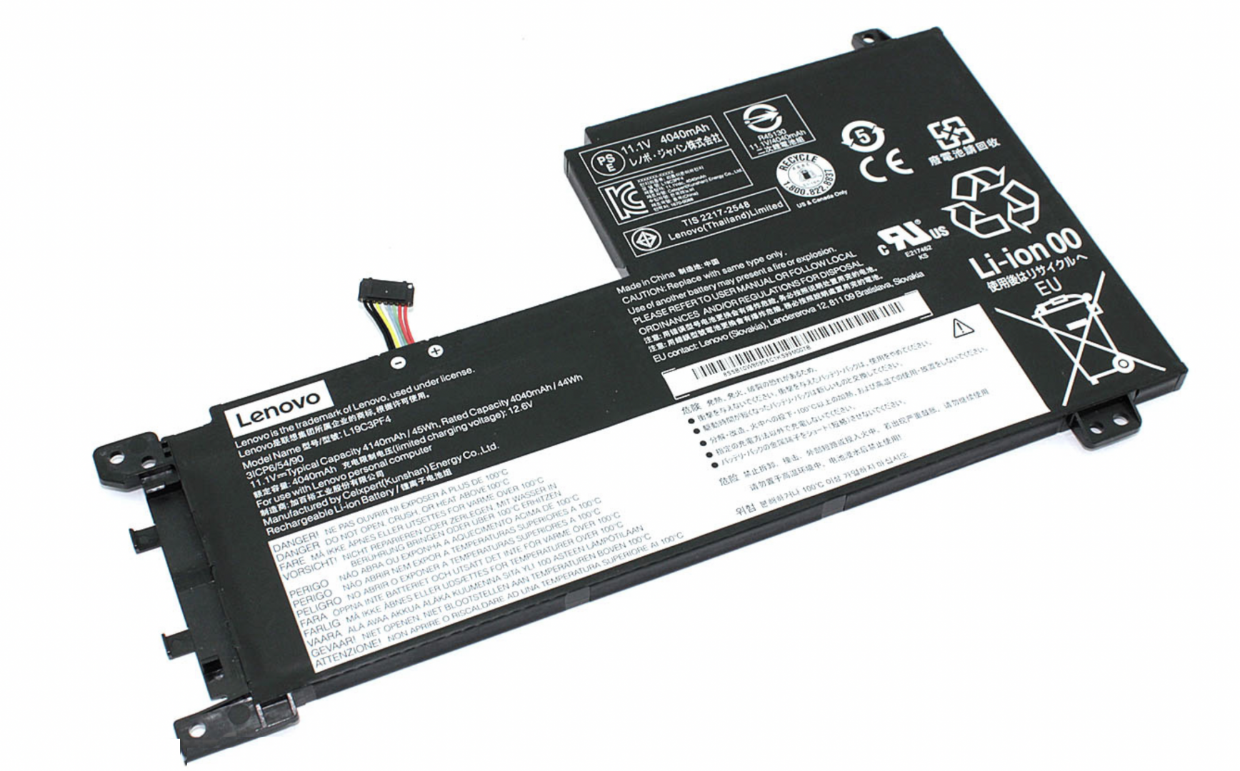 Аккумулятор Lenovo Ideapad 5-15IIL05 Laptop 81YK 11.1V, 45Wh, Original