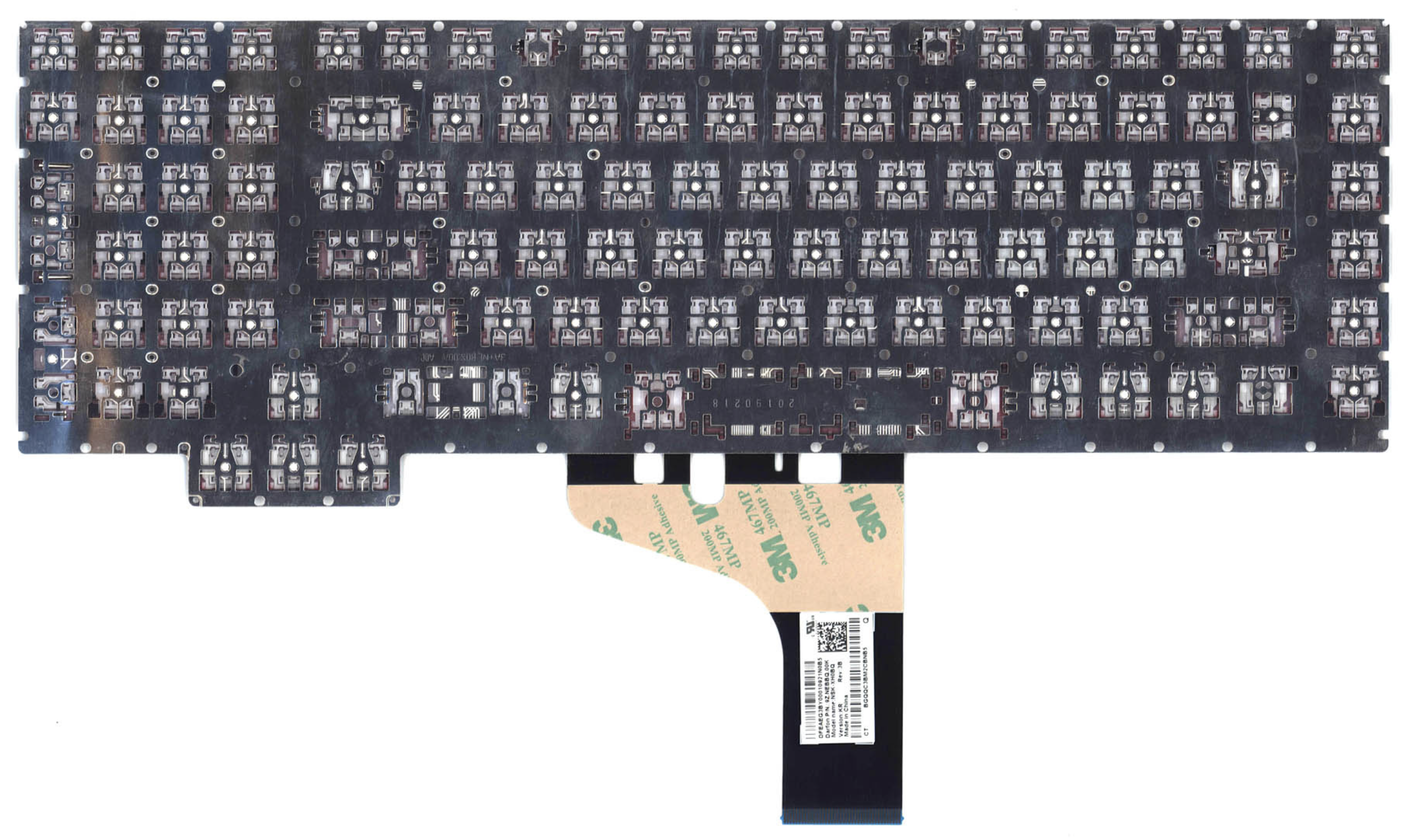 Клавиатура HP Omen 17-an104ur с RGB подсветкой, OEM