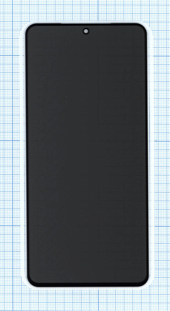 Защитное стекло Privacy "Анти-шпион" для Xiaomi Poco M3 Pro черное