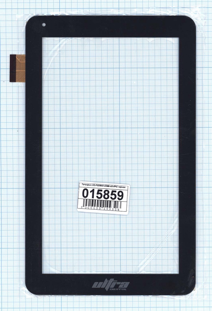 Сенсорное стекло (тачскрин) XC-PG0900-029B-A0-FPC черное