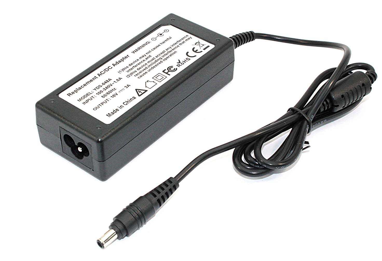 Блок питания (сетевой адаптер) для ноутбуков Samsung 16V 3A 5.0x3.0 OEM