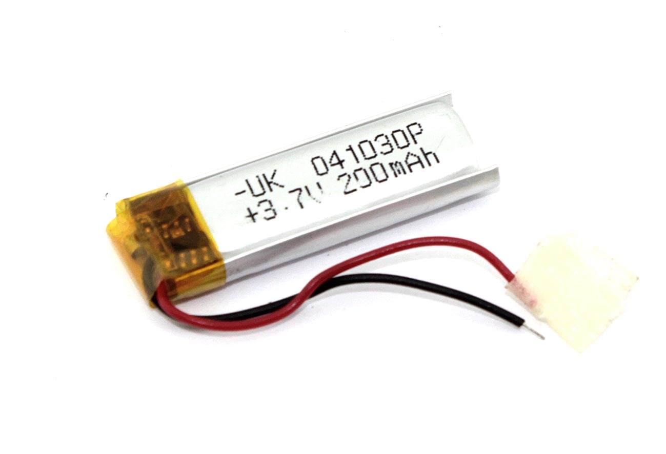 Аккумулятор Li-Pol (батарея) 4*20*20мм 2pin 3.7V/300mAh