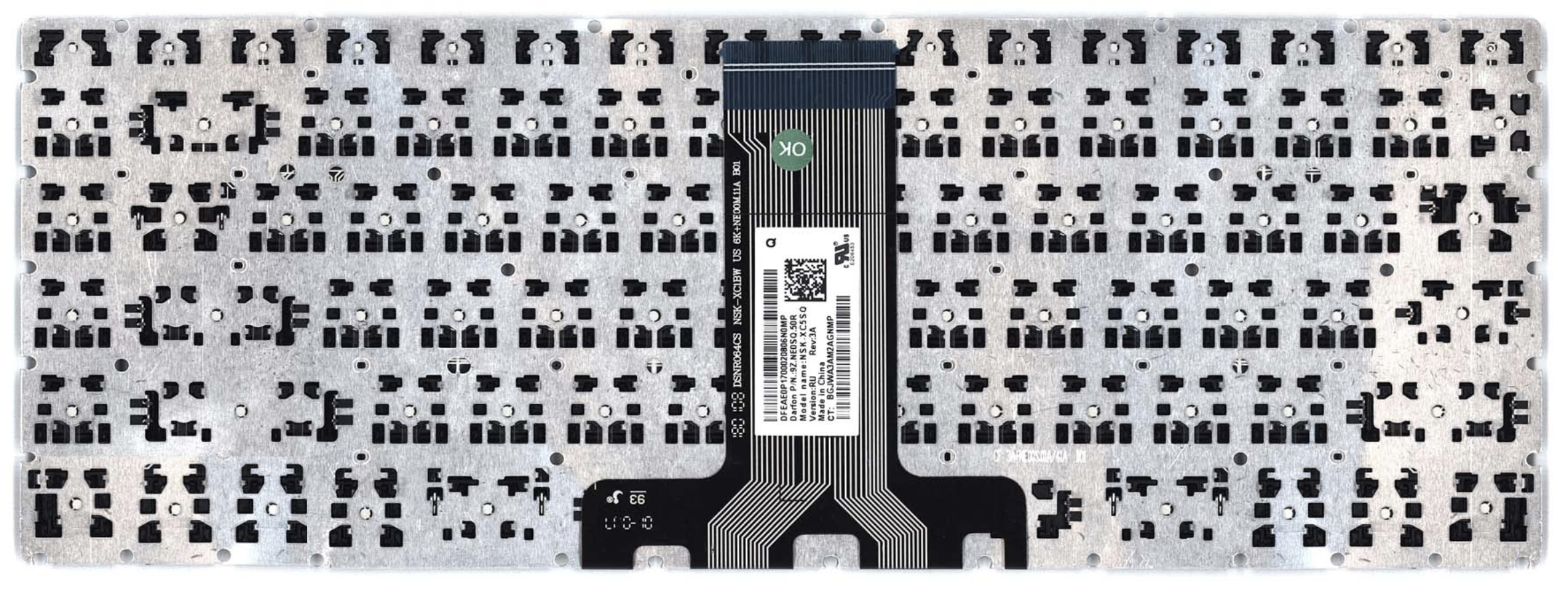 Клавиатура HP 240 G6 без рамки, OEM
