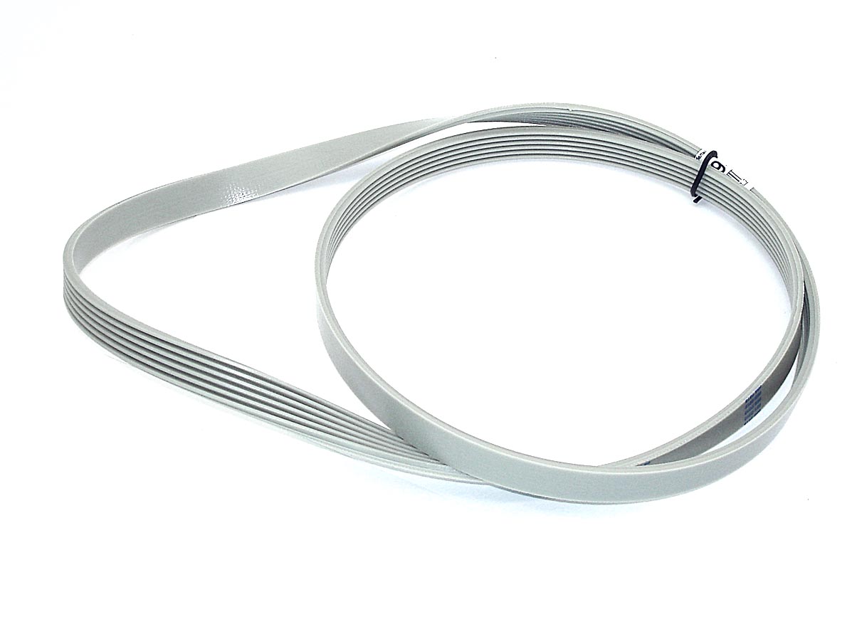 Ремень 1280 J6 для стиральной машины Electrolux, Zanussi, AEG, Whirlpool, Indesit белый 1240мм