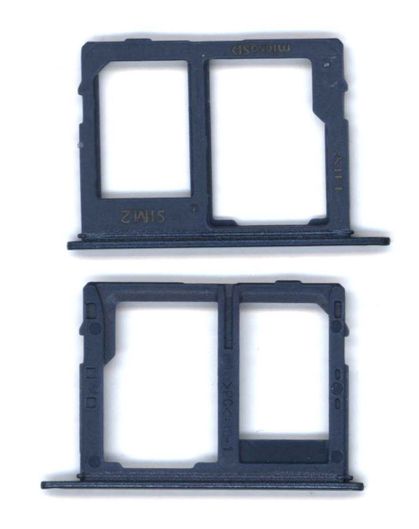 Лоток для SIM-карты Samsung Galaxy A6 Plus (A605F) синий
