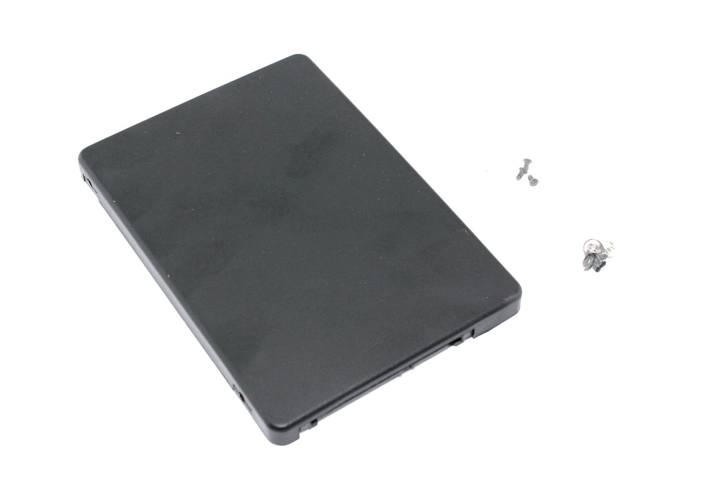 Бокс для SSD диска MSATA с выходом SATA пластиковый, черный