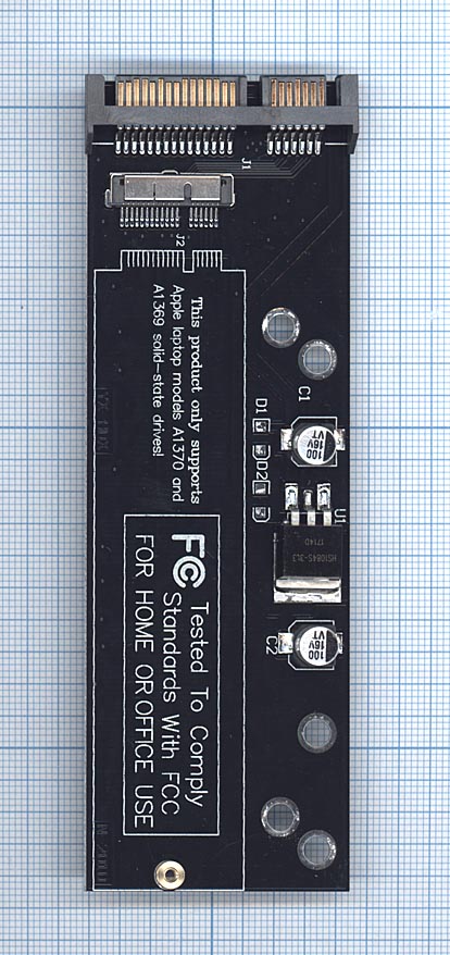 Переходник SATA на 12+6pin SSD для Macbook Air 2010-2011 A1369 A1370