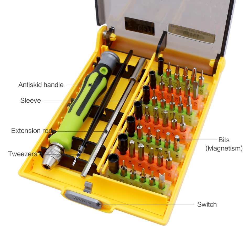 Набор инструментов 45 в 1  BST-8912