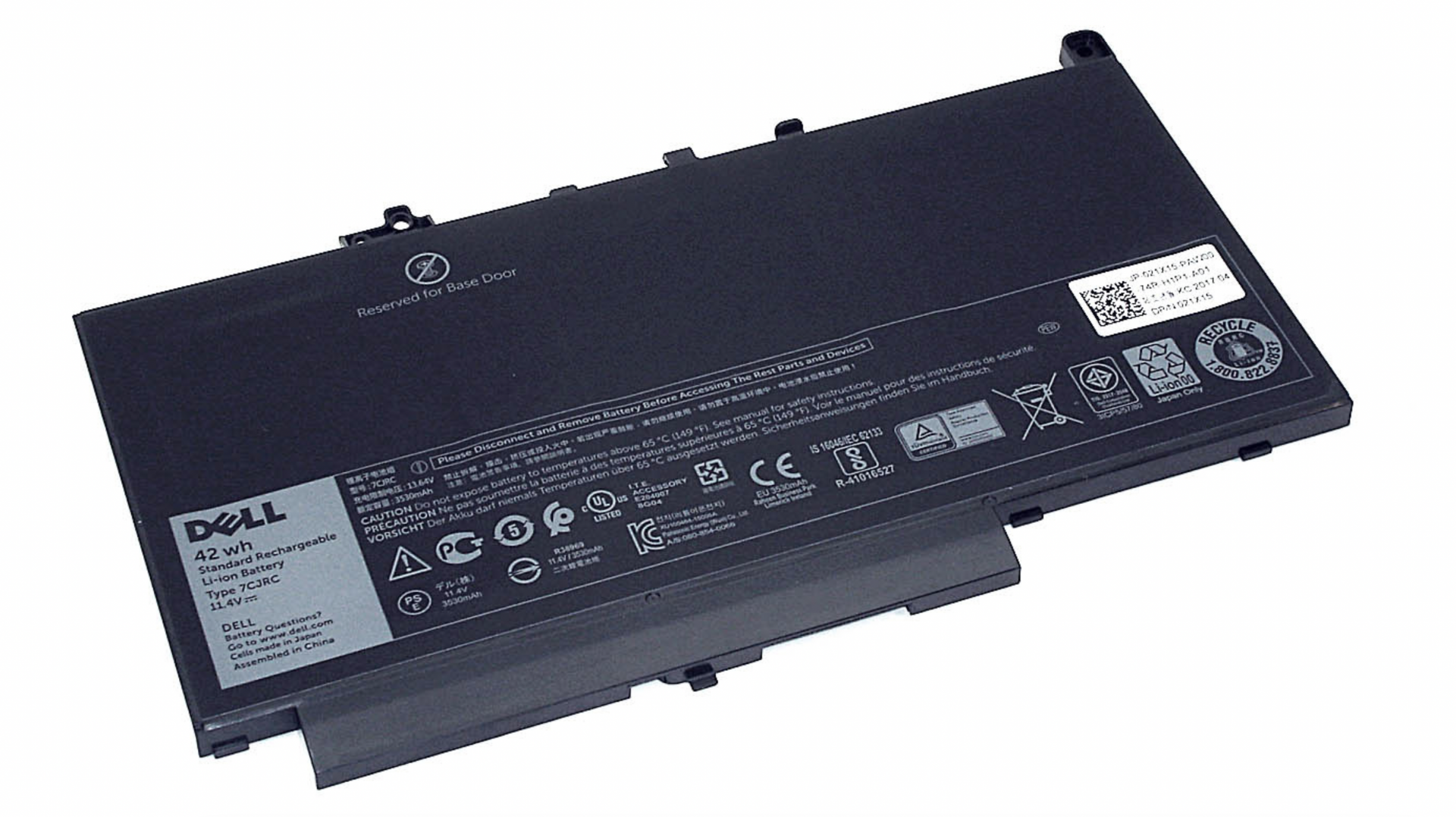 Аккумулятор DELL Latitude E7270 11.4V, 3530mAh, Original