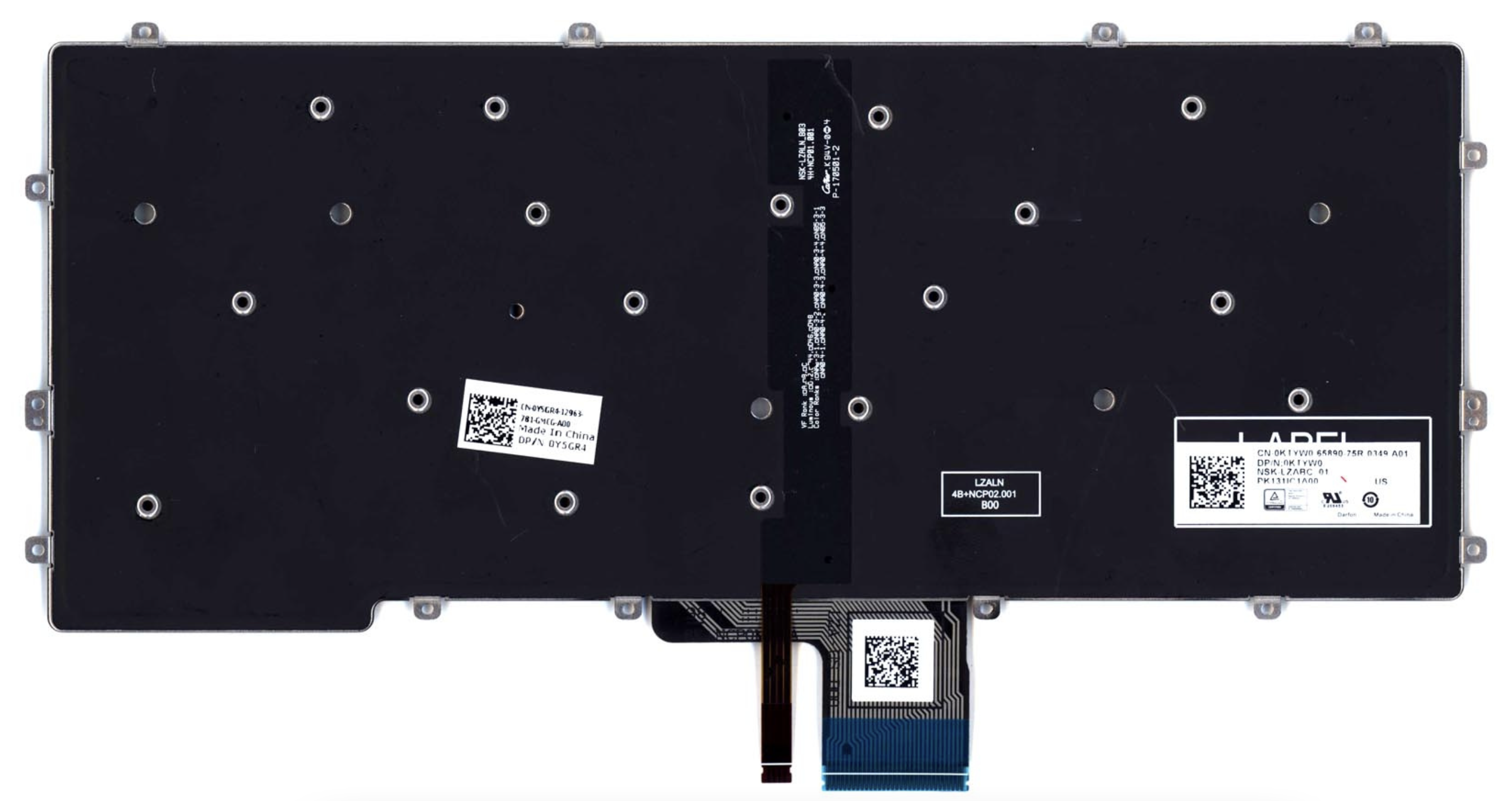 Клавиатура Dell Latitude E7370 с подсветкой, OEM