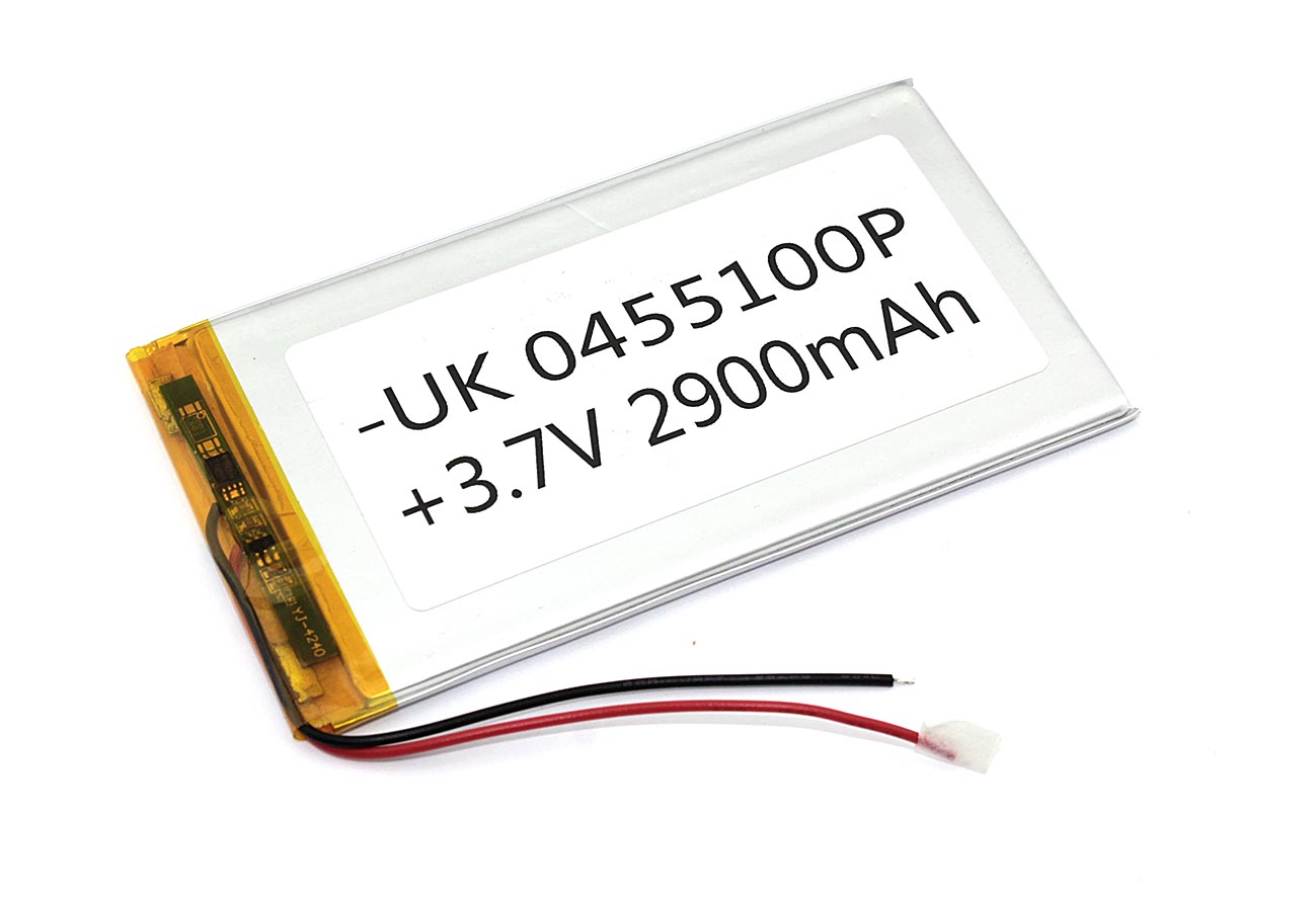 Аккумулятор Li-Pol (батарея) 4*55*100мм 2pin 3.7V/2900mAh