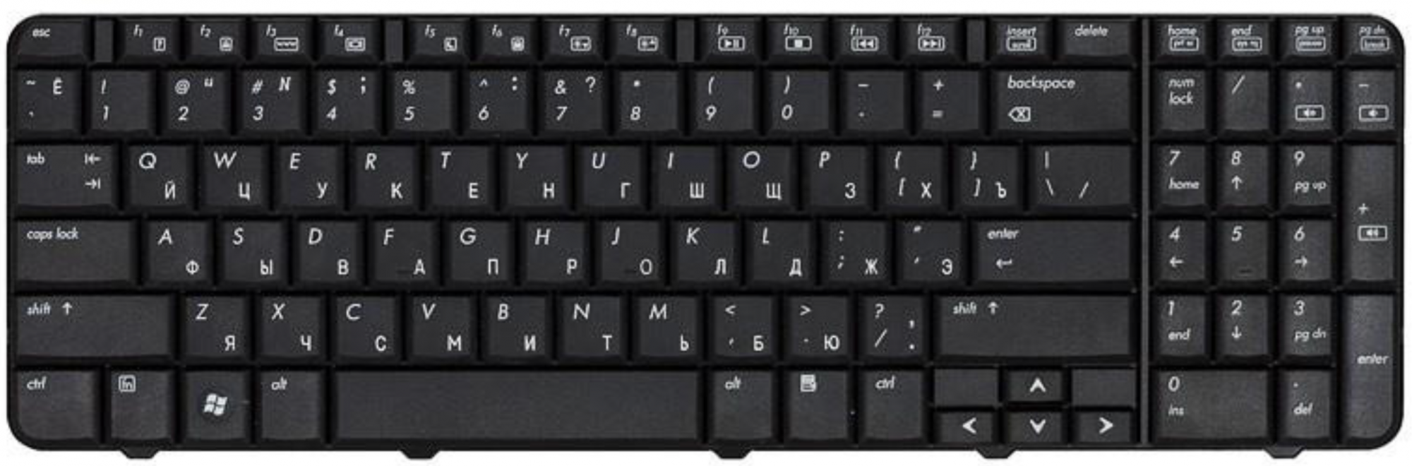 Клавиатура HP Pavilion CQ60-102ER OEM