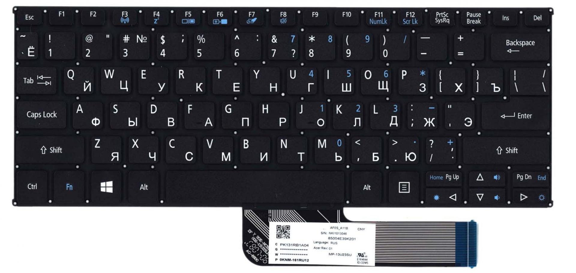 Клавиатура Acer Aspire Switch 10 SW5-012 OEM