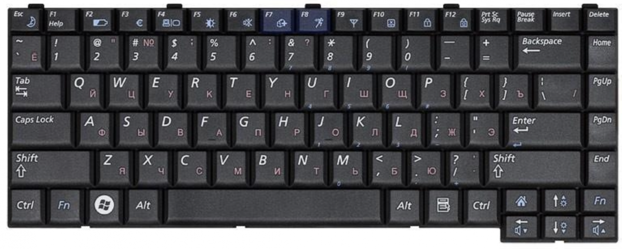 Клавиатура Samsung Q308 OEM