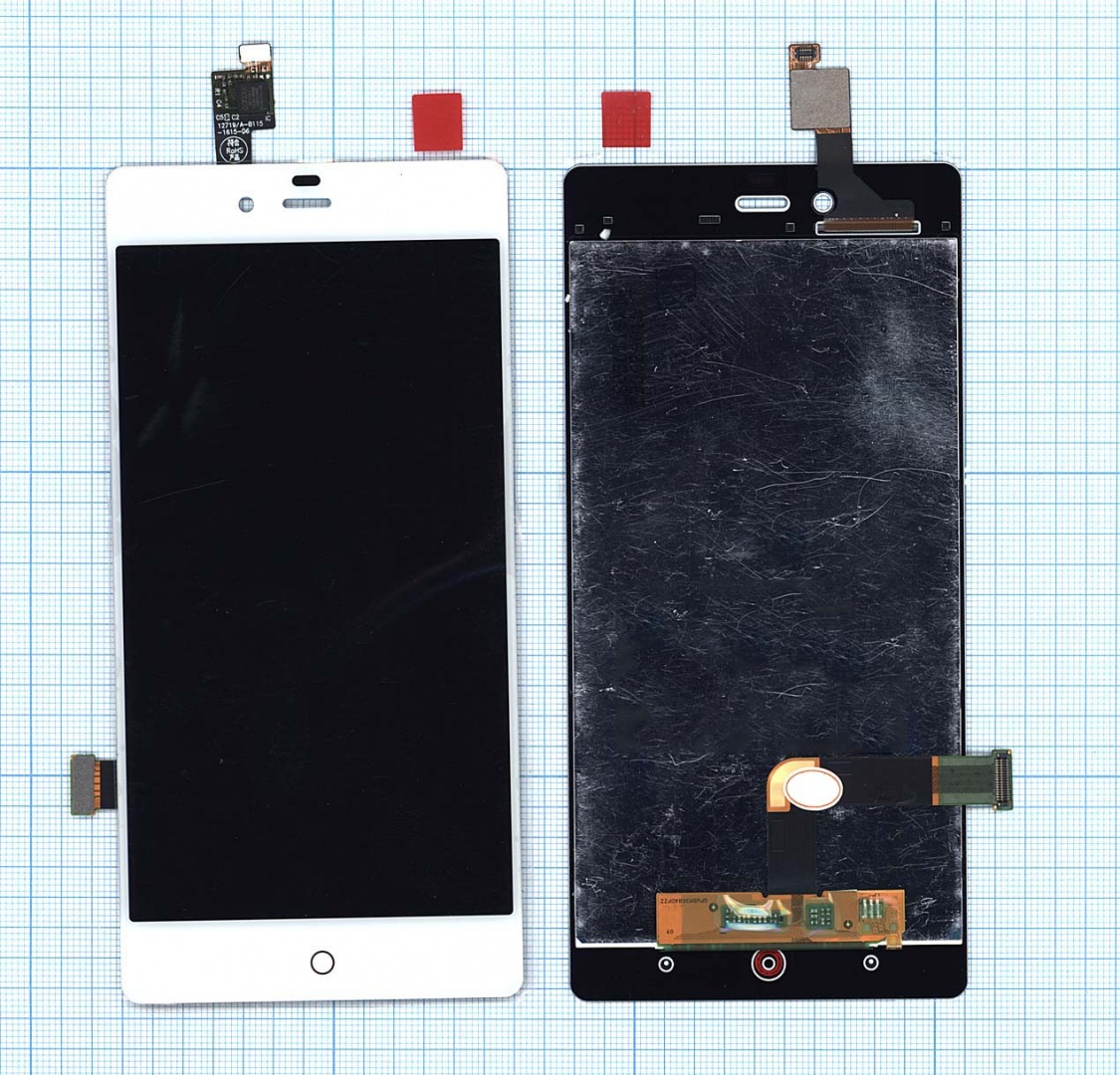 Дисплей для ZTE Nubia Z9 Mini белый