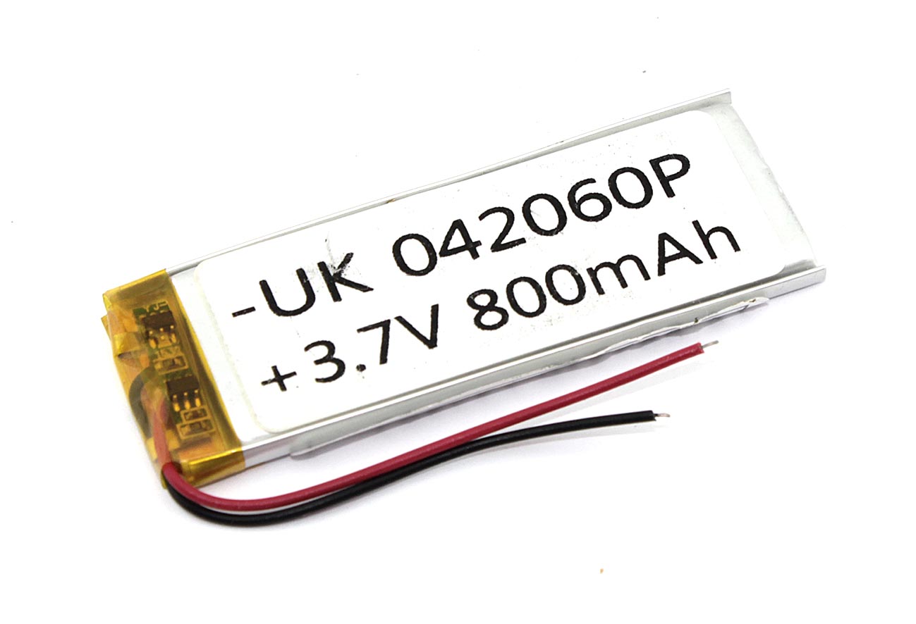 Аккумулятор Li-Pol (батарея) 4*20*60мм 2pin 3.7V/800mAh