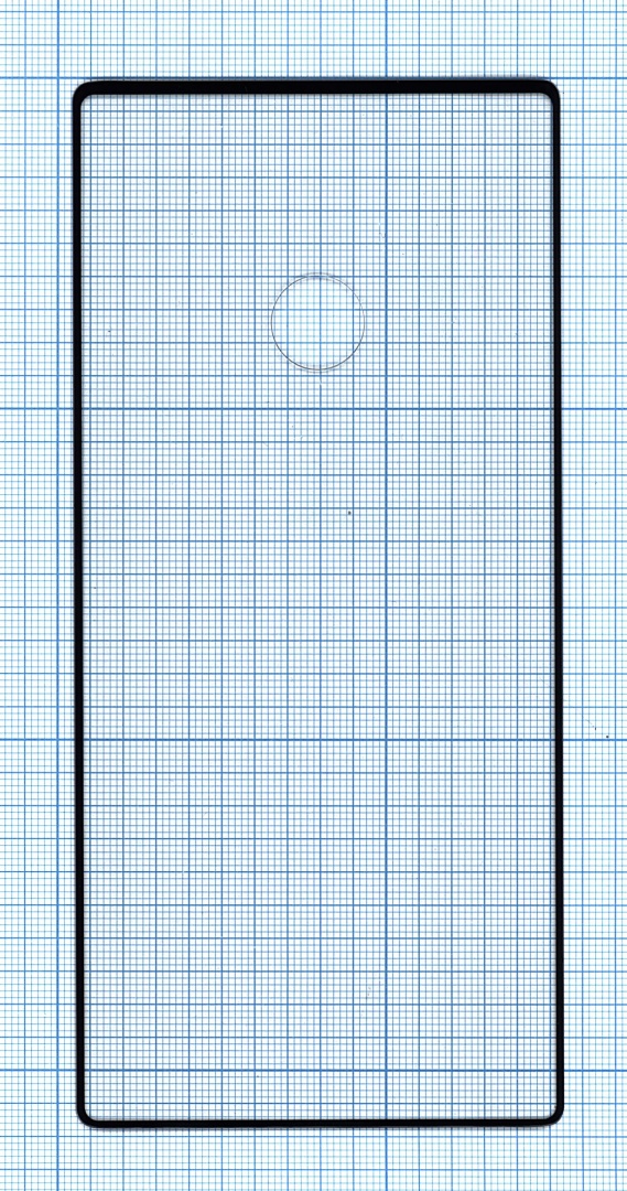 Защитное стекло "Полное покрытие Full Glue" для Samsung Galaxy Note 10 Plus черное