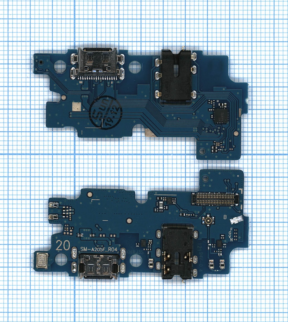 Шлейф разъема питания для Samsung Galaxy A20 A205F