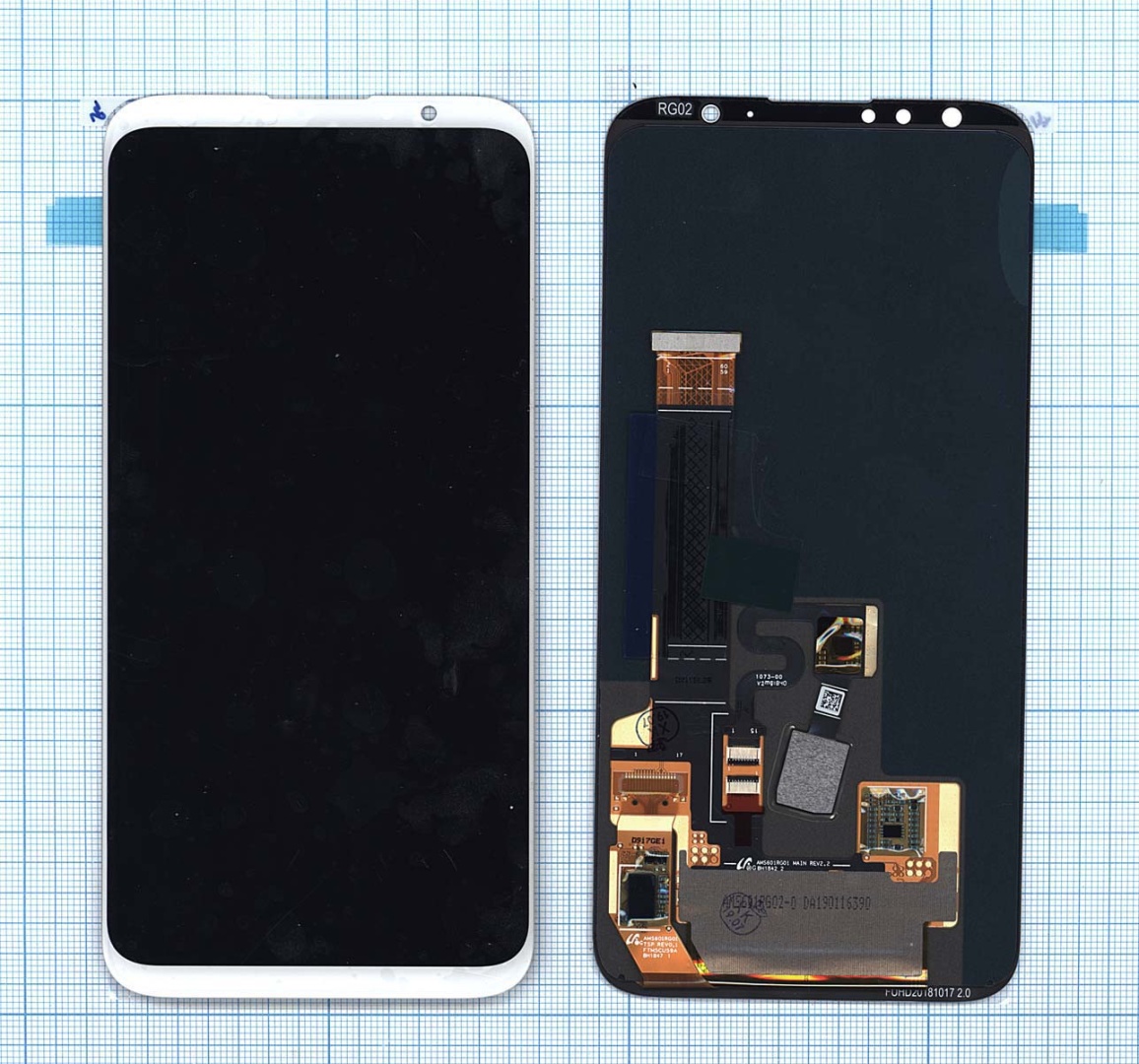 Дисплей для Meizu 16th белый
