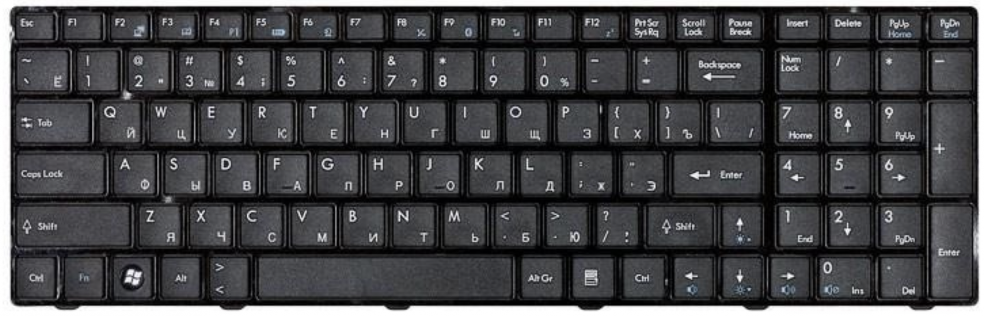 Клавиатура MSI GE700 OEM