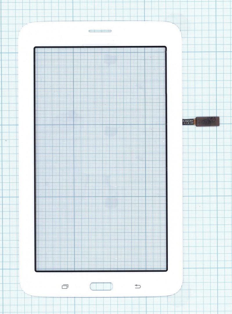 Сенсорное стекло (тачскрин) для Samsung Galaxy Tab 3 Lite 7.0 SM-T114 белое