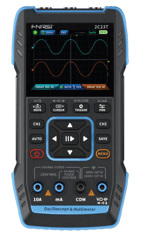 Портативный осциллограф 3 в 1 FNIRSI 2C53T