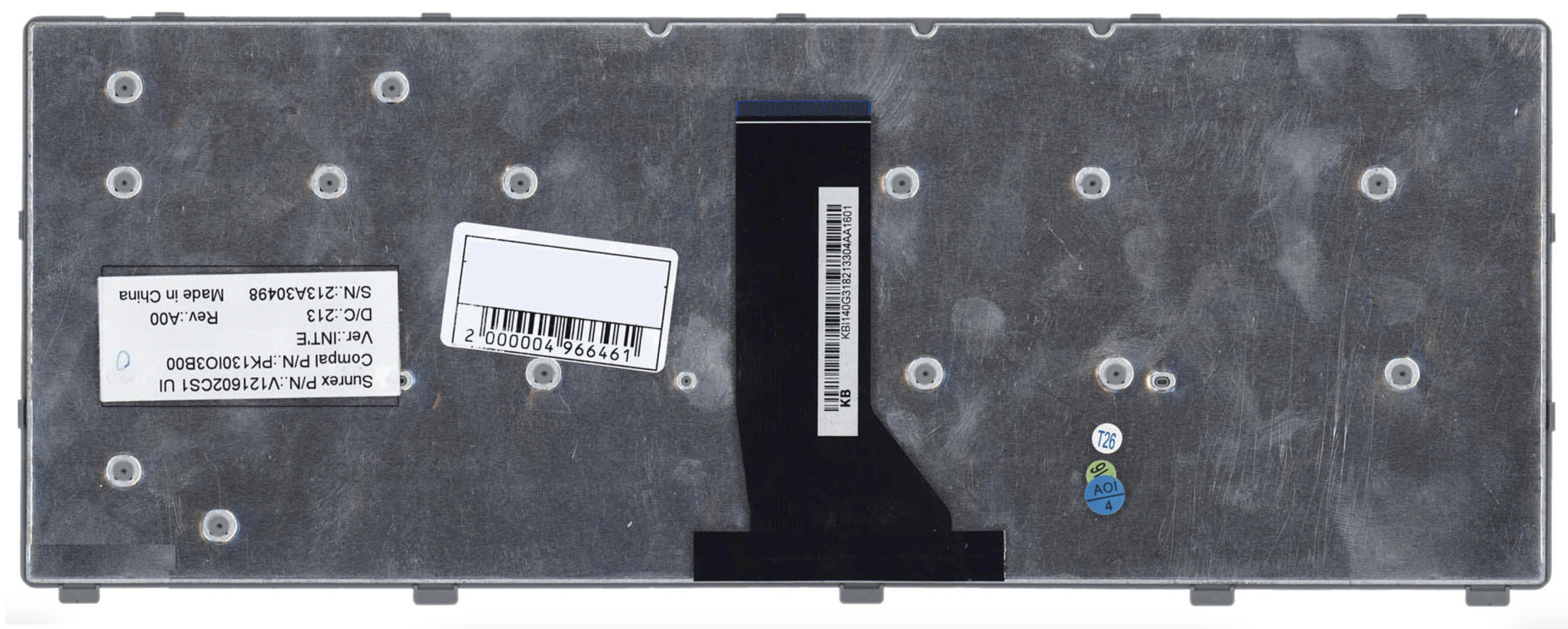 Клавиатура Acer Aspire ES1-511 серебристая, OEM