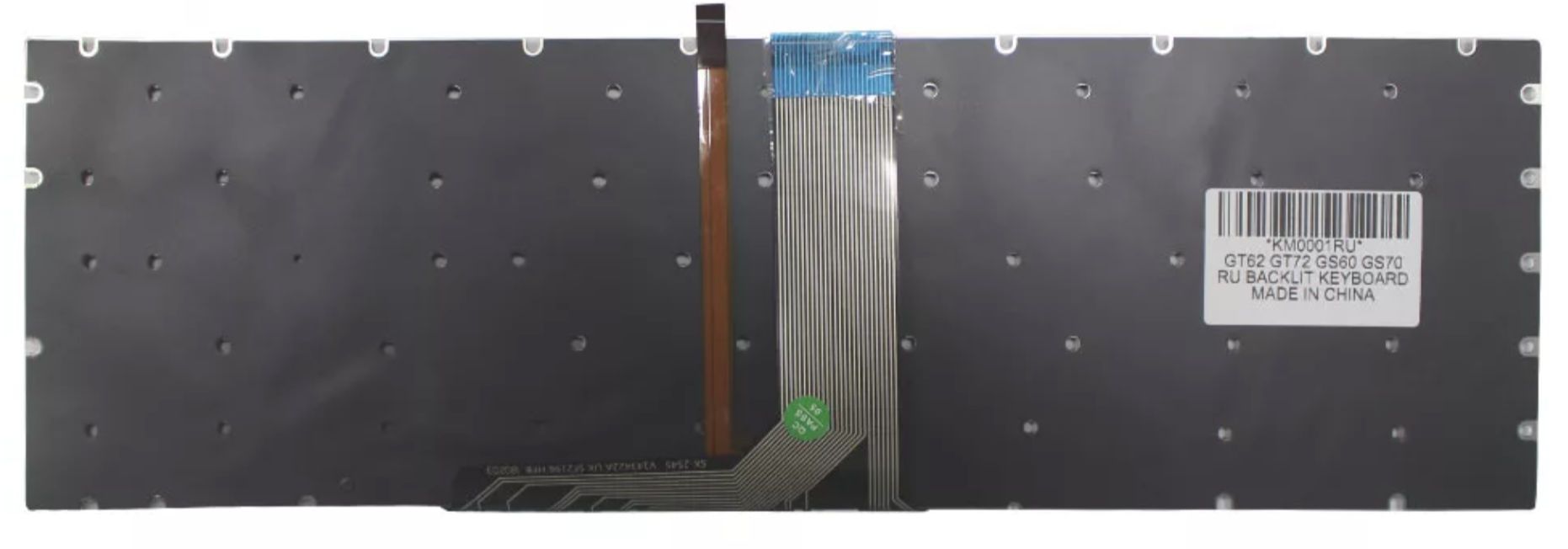 Клавиатура MSI GE62VR с белой подсветкой, OEM