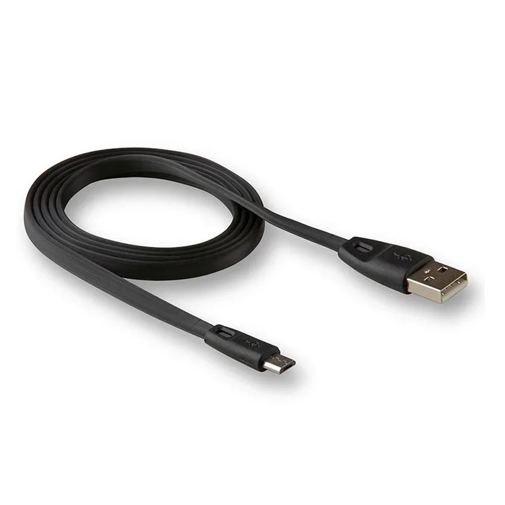 Кабель USB - micro USB WALKER C320 черный (1м)