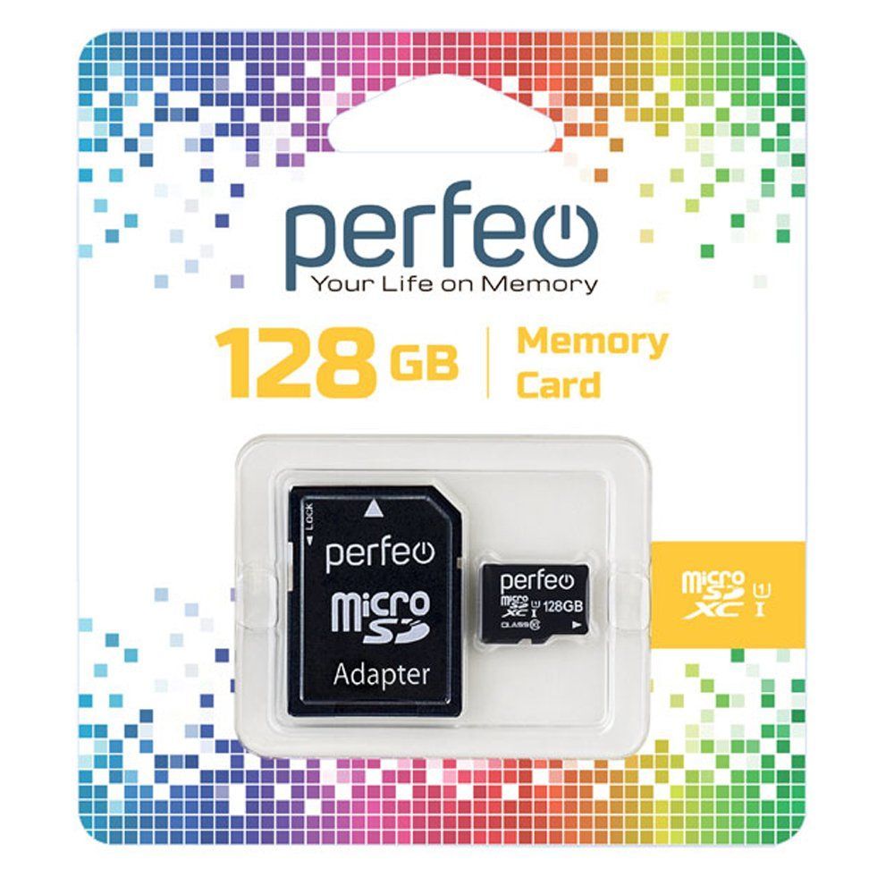 128GB PERFEO MicroSDXC UHS-I class 10