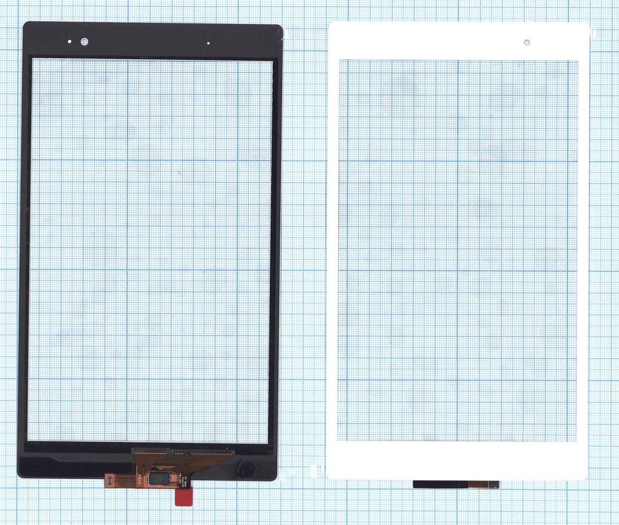 Сенсорное стекло (тачскрин) для Sony Xperia Tablet Z3 Compact белое
