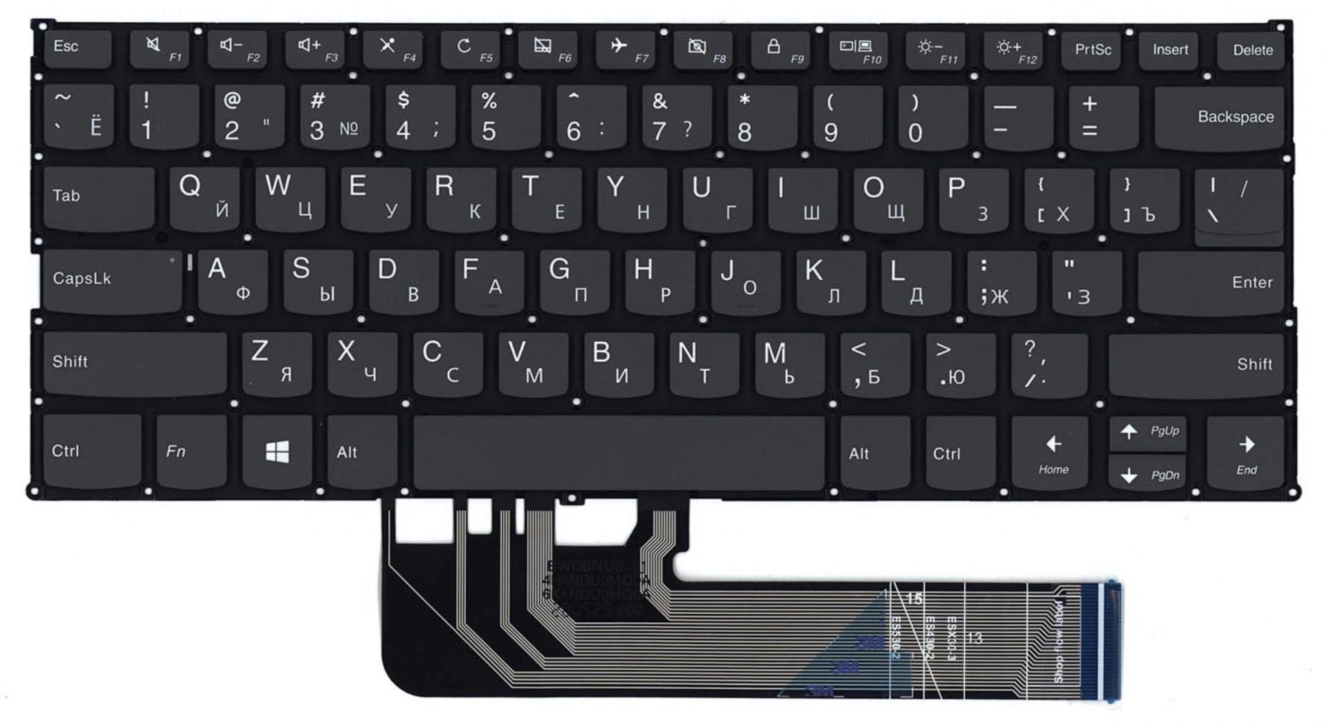 Клавиатура Lenovo IdeaPad C340-14IWL OEM