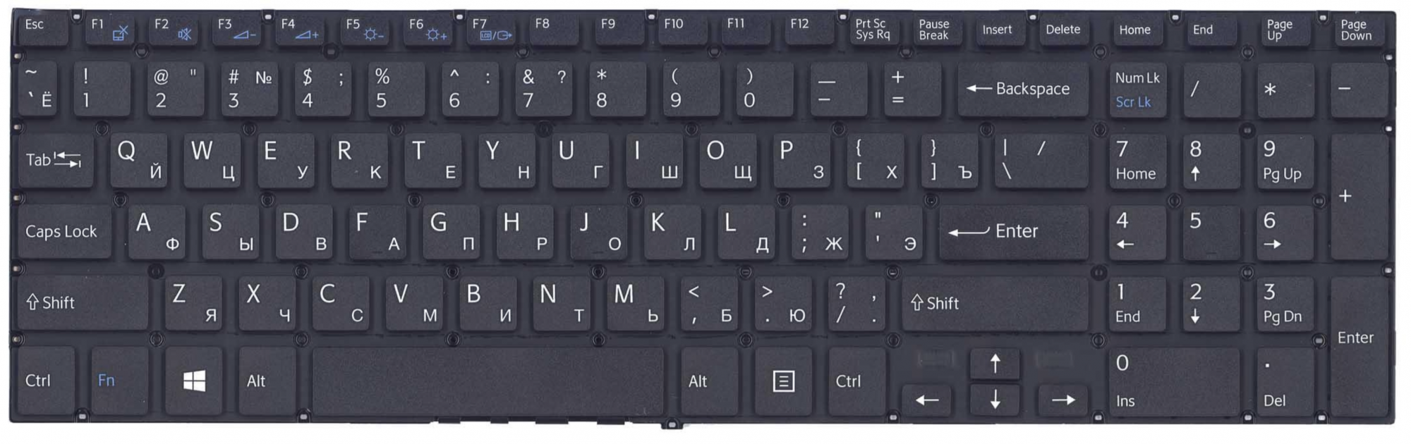 Клавиатура Sony VAIO SVF152 OEM