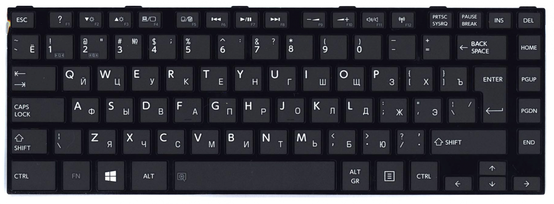 Клавиатура Toshiba Satellite C40-A OEM