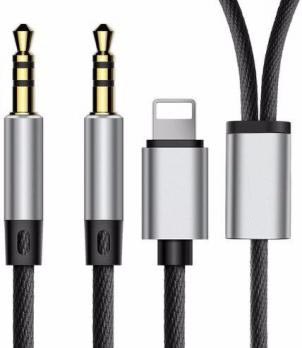 Кабель Baseus L33 для Apple+3.5 mm to 3.5 mm AUX Audio Cable Black 1,2m
