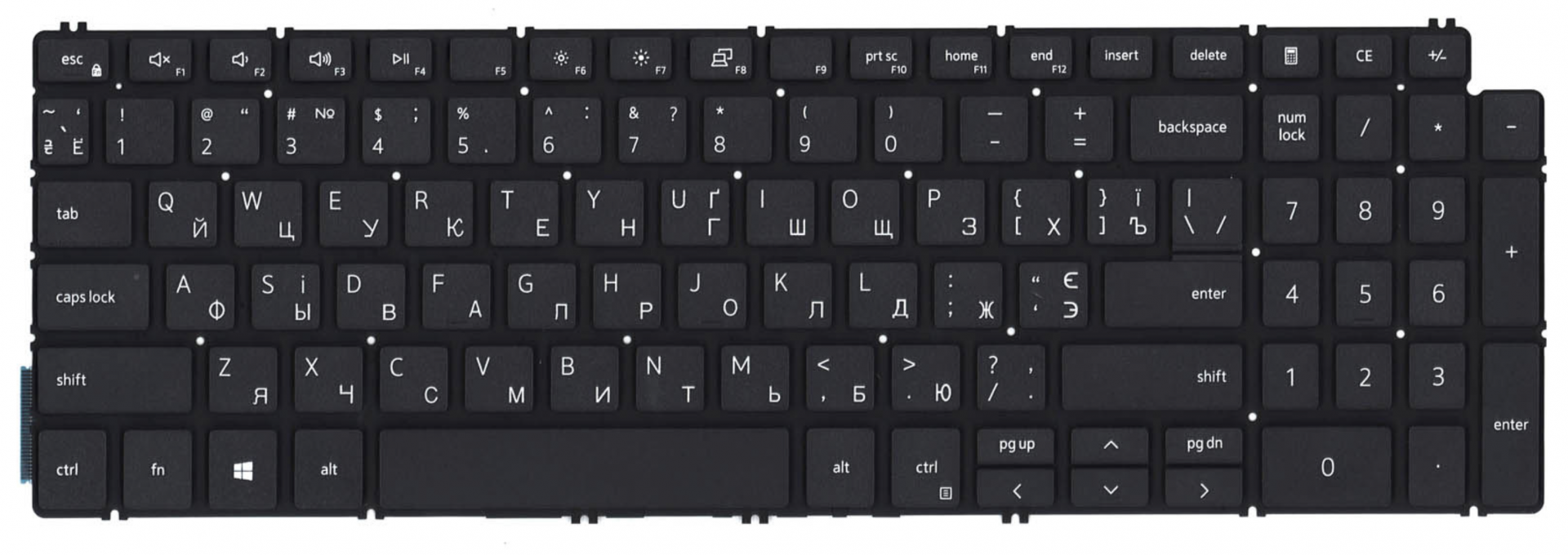 Клавиатура DELL Inspiron 5593, 5593-7934 OEM