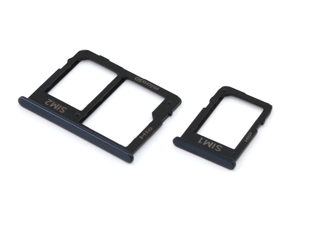 Лоток для SIM-карты Samsung Galaxy J8 (J810F) черный