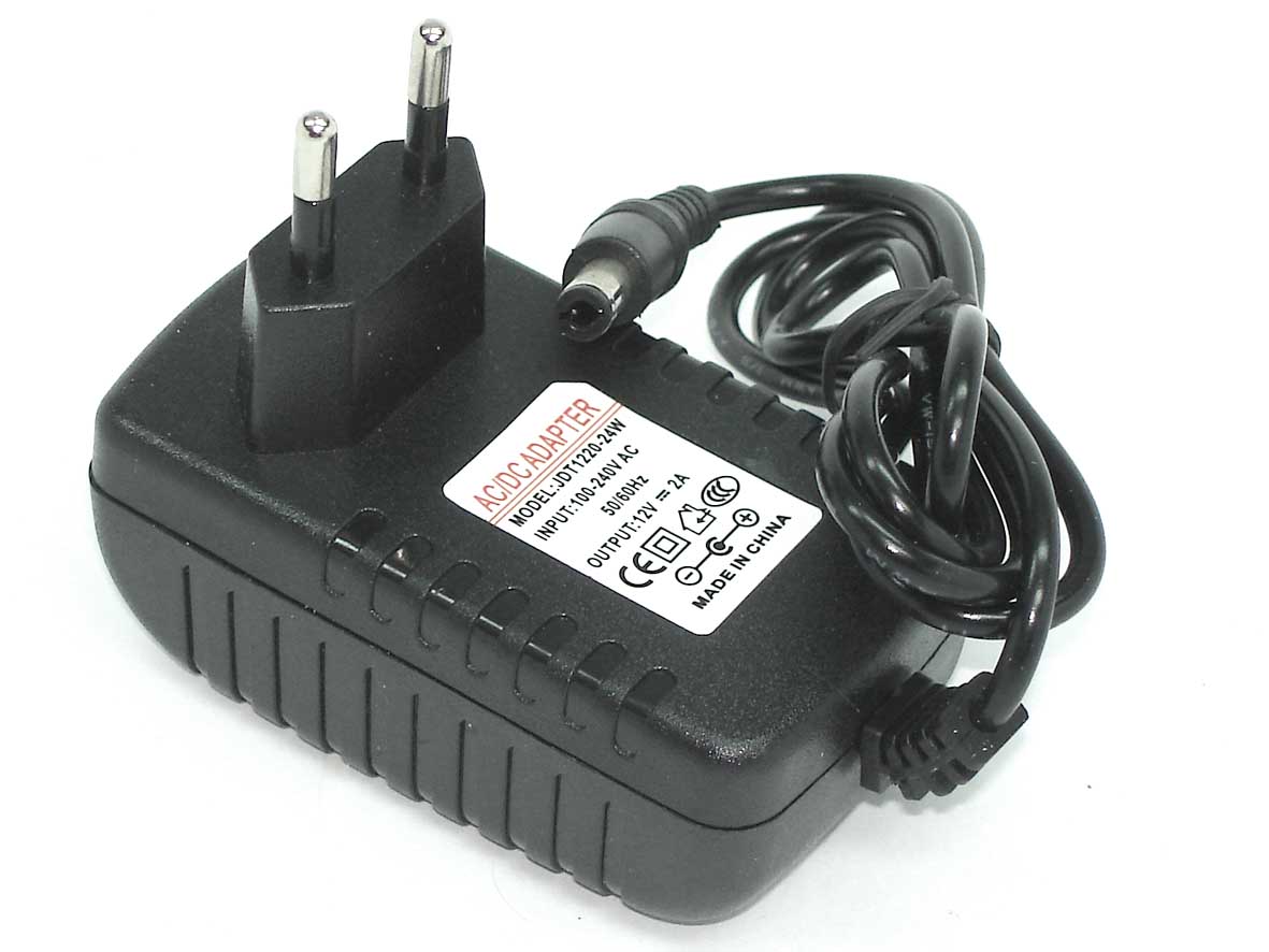 Блок питания (сетевой адаптер) 12V 2A 5.5x2.5