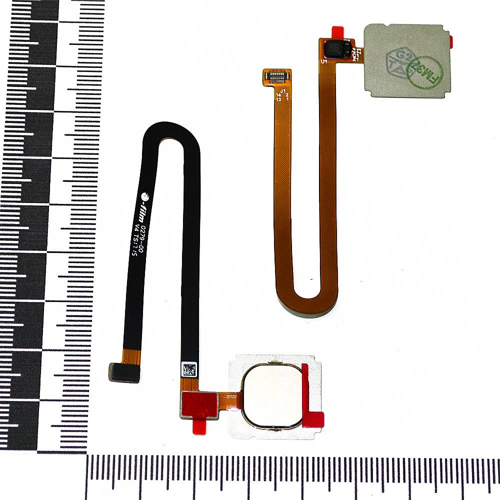 Шлейф Xiaomi Mi5s Plus + сканер отпечатка пальца золото