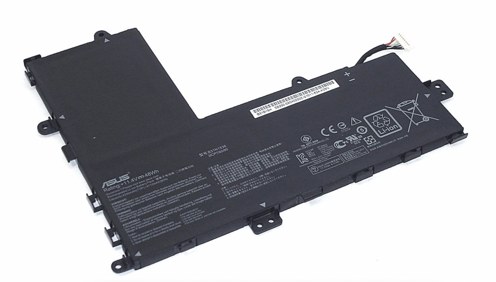 Аккумулятор ASUS TP201SA 11.4V, 48Wh, Original
