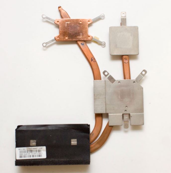 Радиатор системы охлаждения для ноутбука Asus N61 с разбора